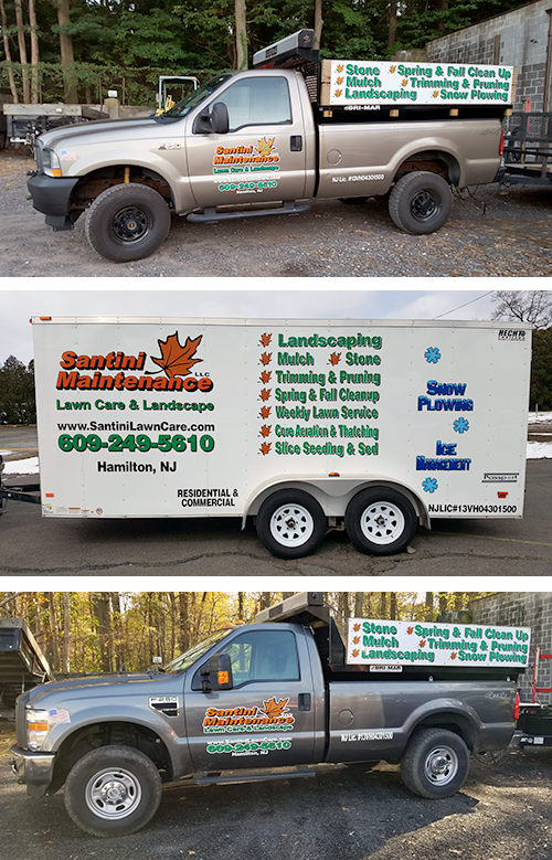 Santini Maintenance truck and trailer